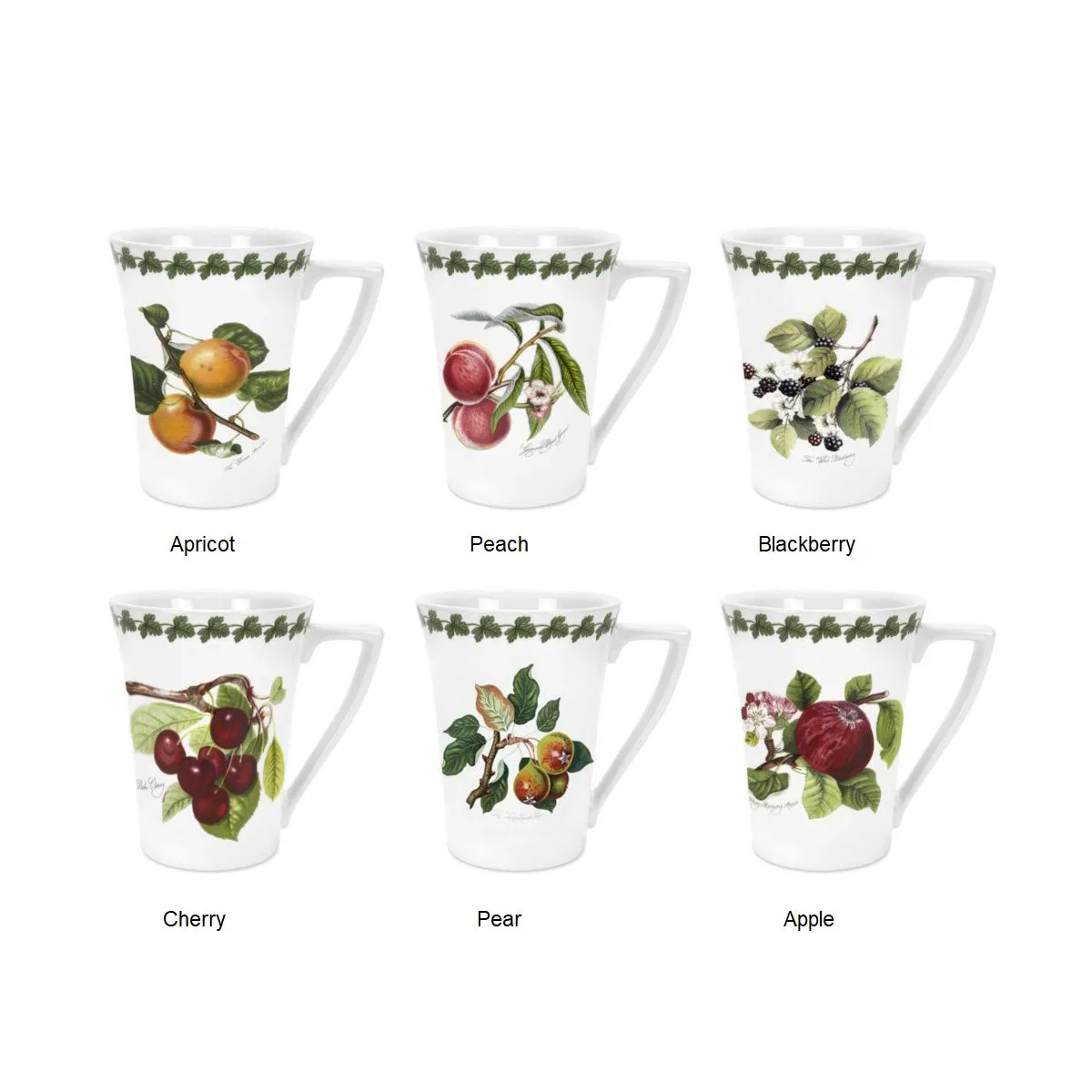 Portmeirion Pomona Mandarin Mug Assorted 280ml (price per item)