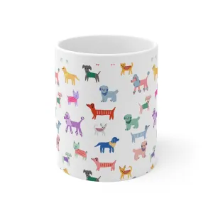 Puppy Party Ceramic Mug 11oz