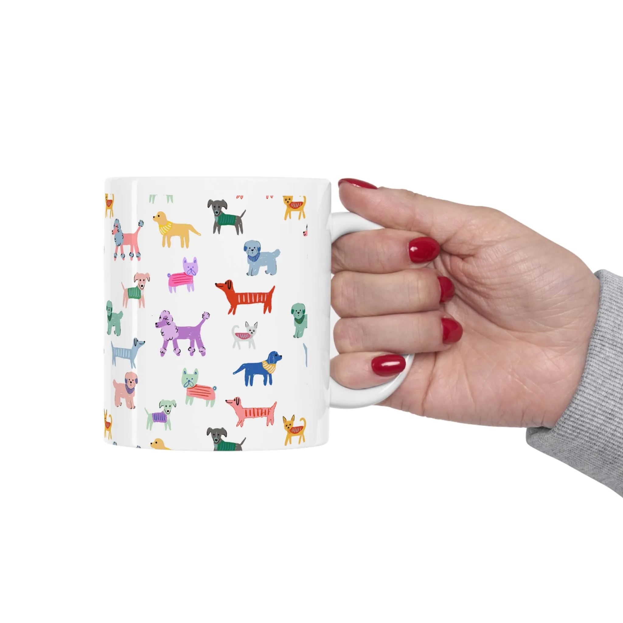 Puppy Party Ceramic Mug 11oz