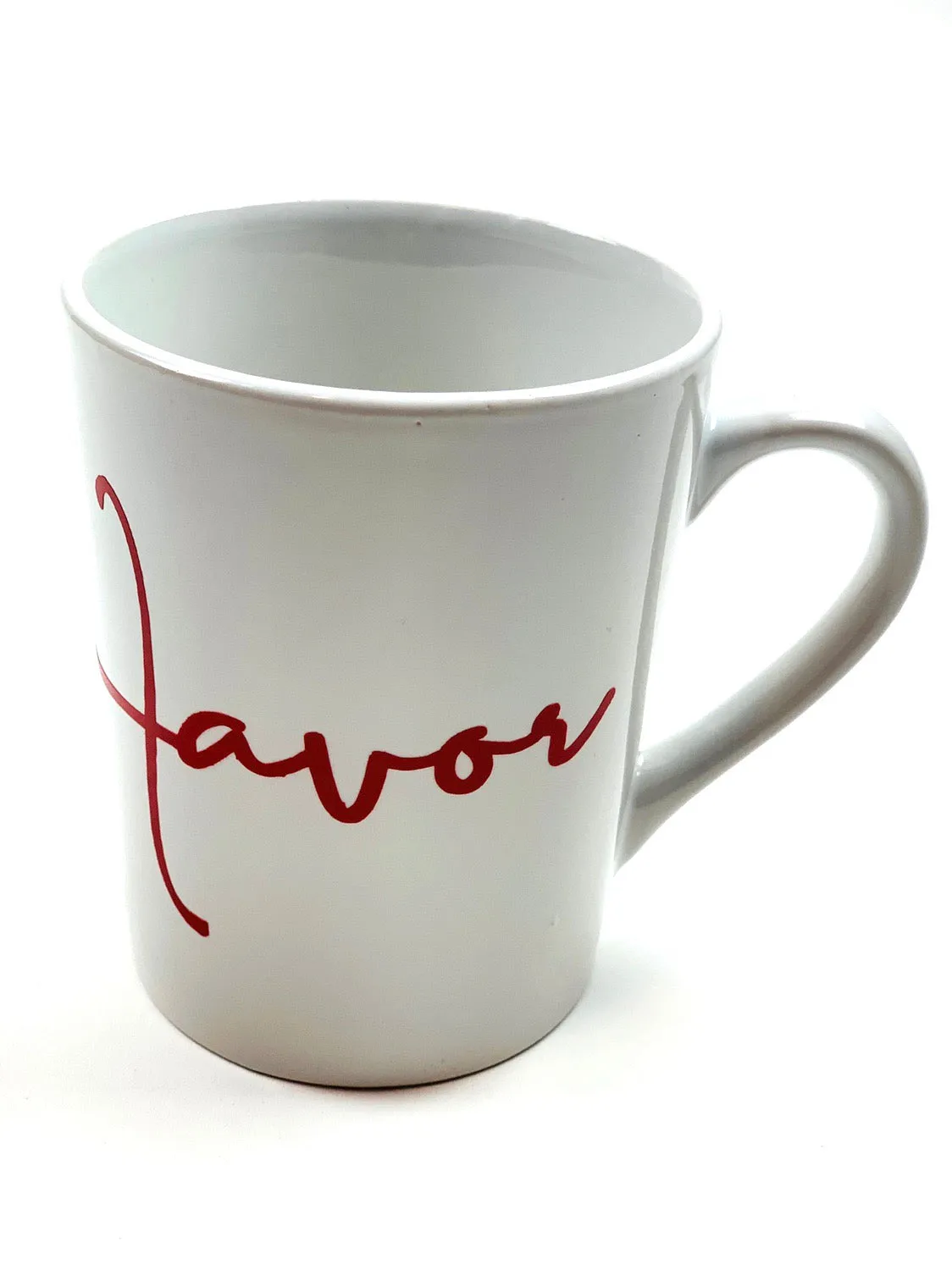 Red Favor Mug - Horizontal