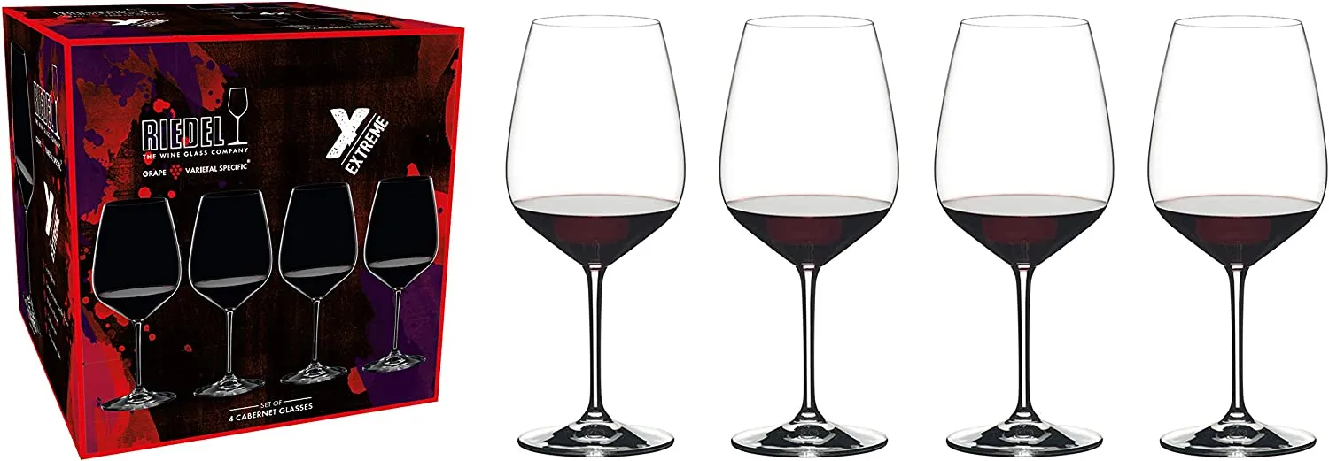 Riedel Extreme Cabernet Wine Glasses (Set of 4, Clear)