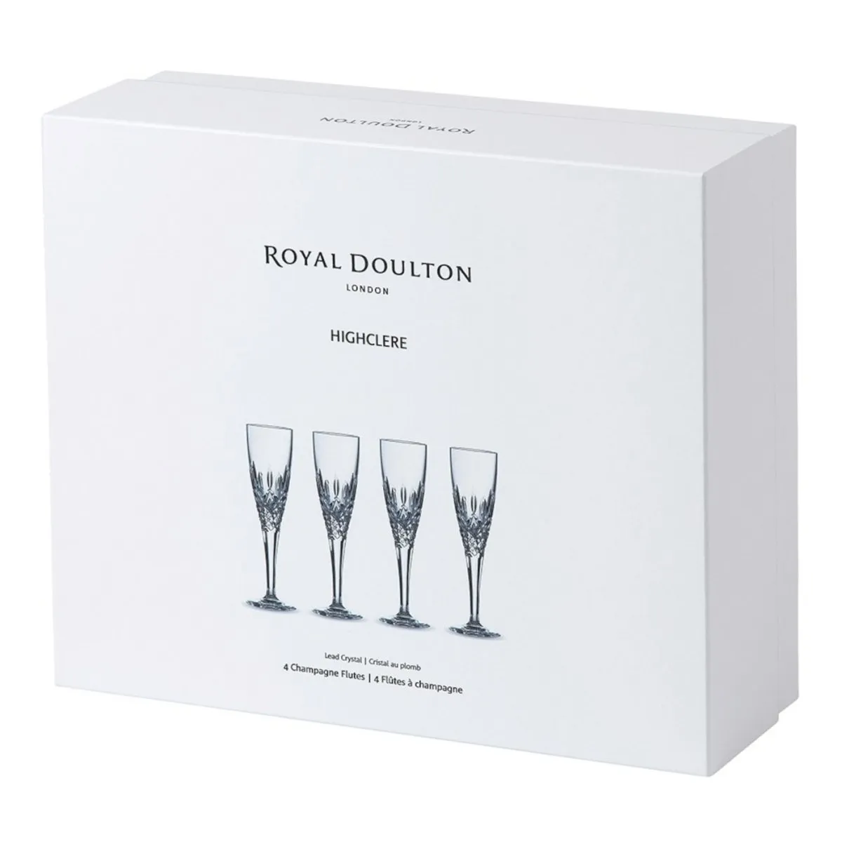 Royal Doulton Highclere Flutes 150ml (Set of 4)