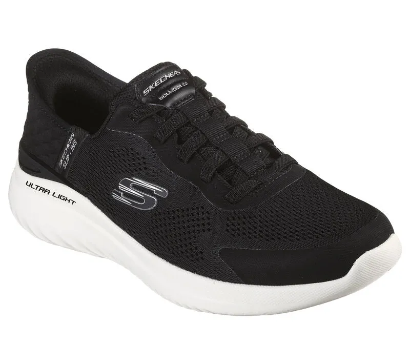 Skechers Mens Trainer Bounder 2.0 Emerged Black/White