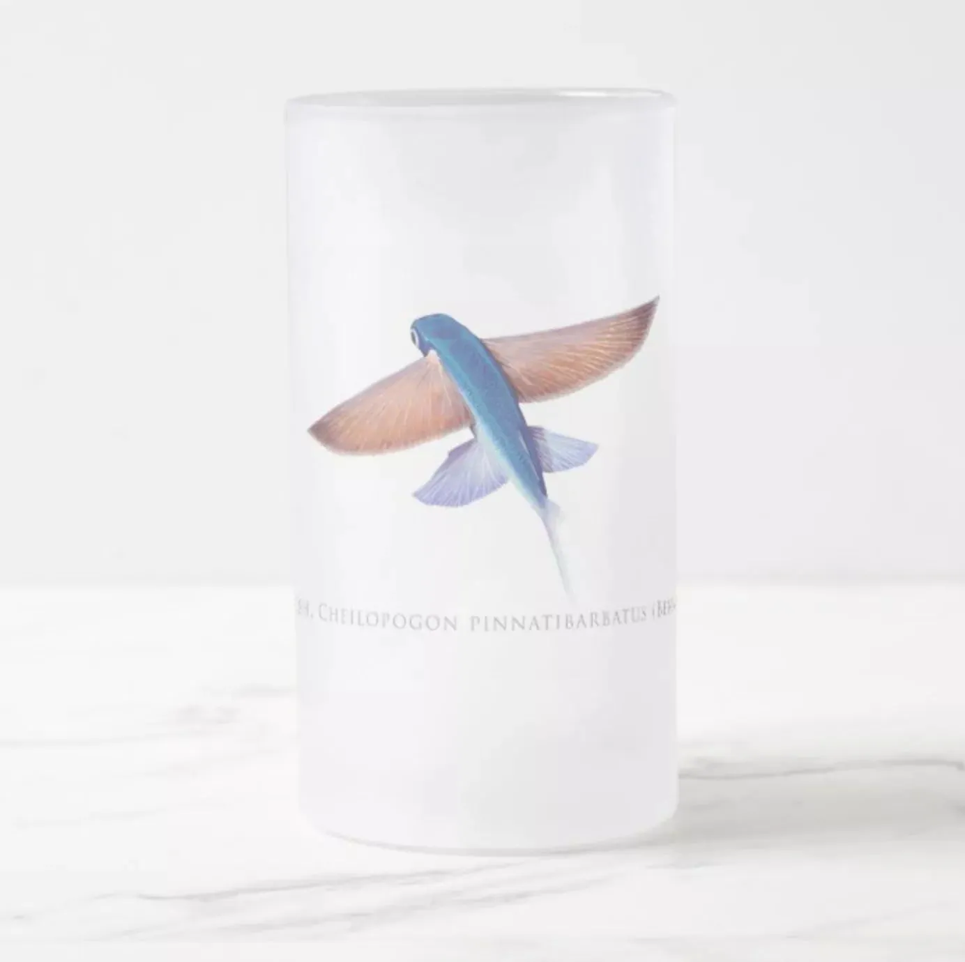 Tallfin Flyingfish - Frosted Glass Stein