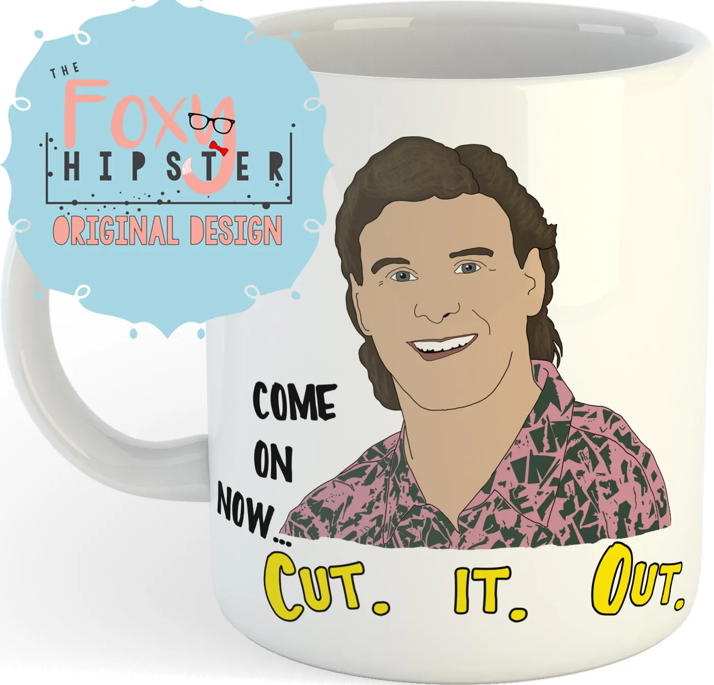 Uncle Joey Cut it Out Full House 11oz coffee mug