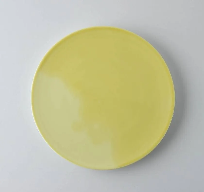 Yellow Snack Plate