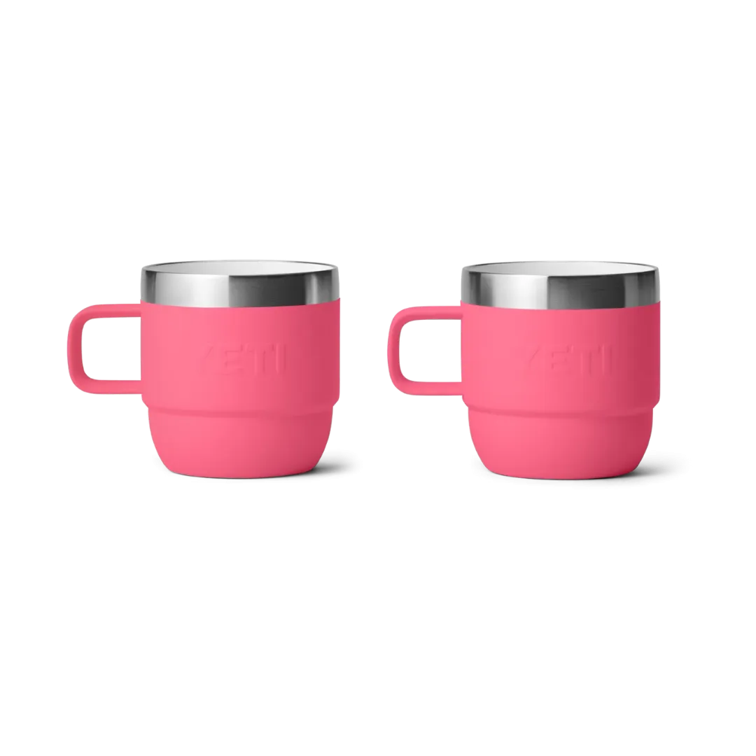 Yeti Rambler 6oz Tropical Pink Stackable Mugs