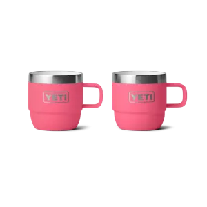 Yeti Rambler 6oz Tropical Pink Stackable Mugs